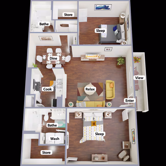The Cypress 0903 floor plan